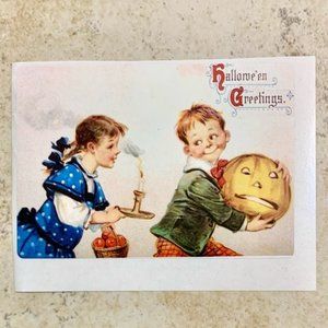 6/$12 🎃 Vintage Halloween Postcard Sticker